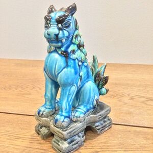 JAPANESE LION DOG VINTAGE CERAMIC MID CENTURY